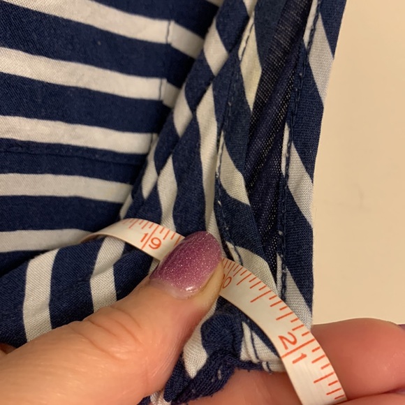 Blue striped sleeveless top - Picture 7 of 12